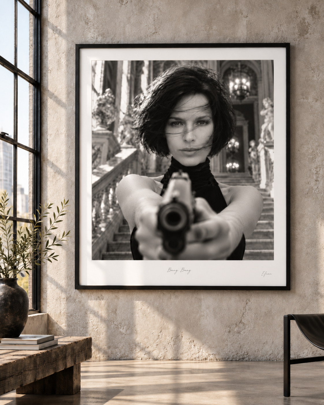 Bang Bang — Photographie d'art noir et blanc | Atelier Efran